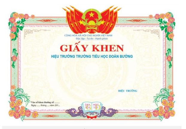 Ảnh Giấy Khen